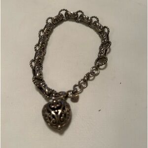 Brighton Bebe Heart link bracelet